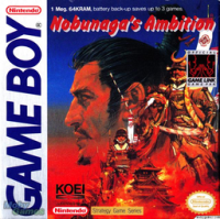 Nobunaga no Yabou JP GameBoy JP box art